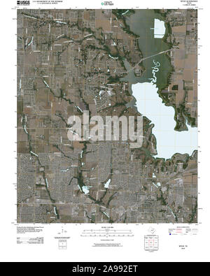 USGS TOPO Karte Texas TX Wylie 20100428 TM Stockfoto