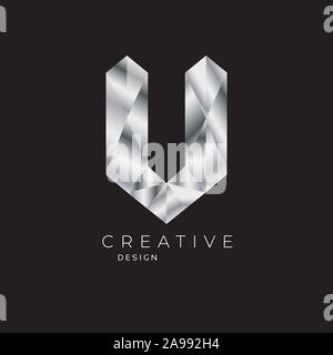 Bunte Vektor modernes Logo Vorlage Alphabet. Symbol für Ihr Unternehmen. Kreative farbenfrohe Symbol-Vektor Stockfoto