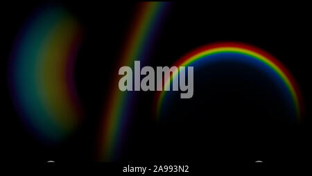 Regenbogen Farben auf dunklem Hintergrund mit Kopie Platz für Ihren Text und Werbung. Abbildung: regenbogen farbe Stockfoto