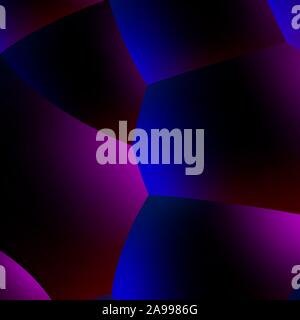 Zusammenfassung Hintergrund mit neon leuchtenden dunklen Kugeln oder Schaum im 80er Jahre Stil synthwave Stock Vektor