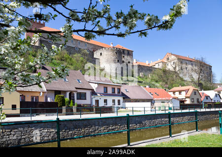 Zámek, Brtnice, Vysočina, Česká republika/Burg, Stadt Brtnice, Region Liberec, Tschechische Republik, Europa Stockfoto