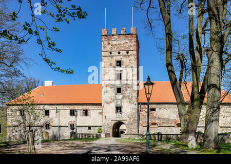 Zámek, Brtnice, Vysočina, Česká republika/Burg, Stadt Brtnice, Region Liberec, Tschechische Republik, Europa Stockfoto