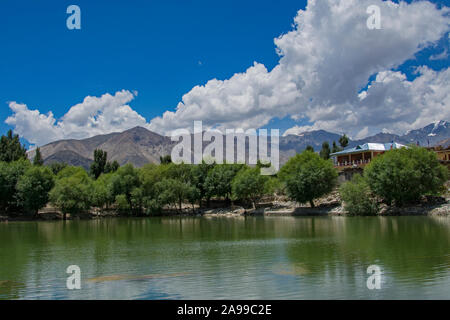 Nako See, Spiti Valley, Himachal Pradesh, Indien Stockfoto