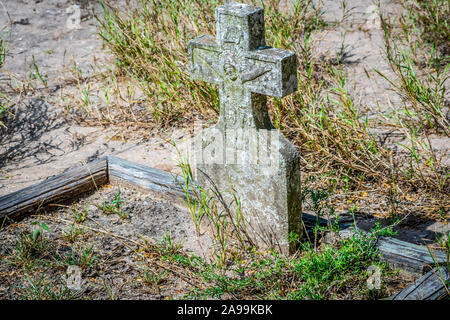 Laguna Atascosa NWR, TX, USA - 30. März 2019: Die historische Texas Friedhof Stockfoto