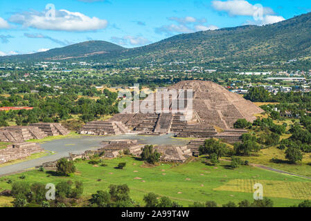 Pyramide des Mondes in Teotihuacan, Mexiko Stockfoto