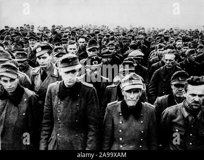 Deutsche Kriegsgefangene, Stalingrad, Zweiter Weltkrieg Stockfoto