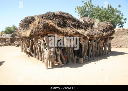 Der Dogon: Dorf von Madougou Stockfoto