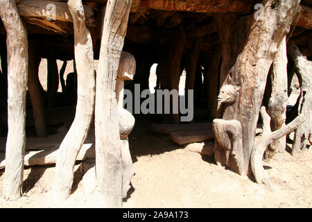 Der Dogon: Dorf von Madougou Stockfoto