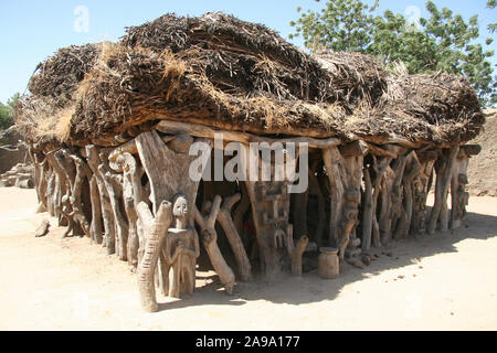 Der Dogon: Dorf von Madougou Stockfoto