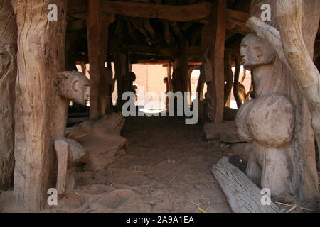 Der Dogon: Dorf von Madougou Stockfoto