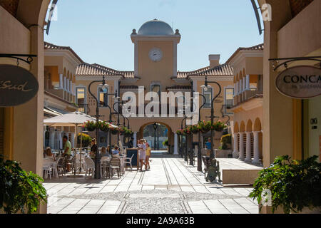 Quinta Shopping im Quinta do Lago an der Algarve in Portugal. Stockfoto