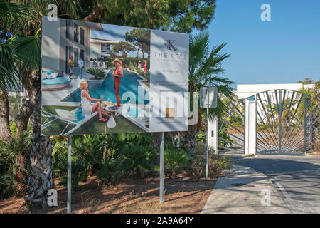 Die Verlassenen" die Tasten "Entwicklung komplex in Quinta do Lago, Algarve Portugal. Stockfoto