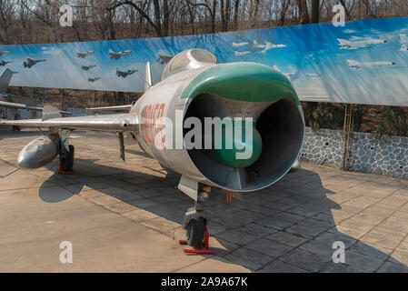 MiG-17 im Luftfahrtmuseum in Peking, China Stockfoto