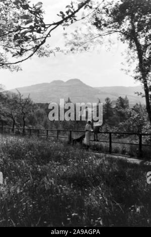 Eine Reise nach Jena, Deutschland 1930. Stockfoto
