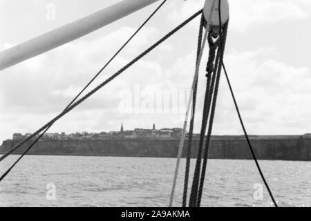 Eine Reise nach Helgoland, Deutschland 1930. Stockfoto