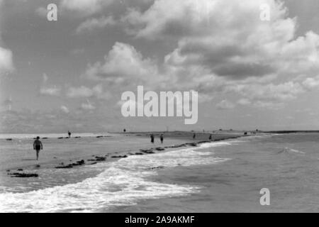 Eine Reise nach Helgoland, Deutschland 1930. Stockfoto