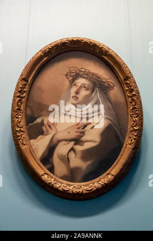 St. Katharina von Siena kunst Verändern von Santa Giustina Kloster am Kunsthistorischen Museum (Museum der schönen Künste) in Wien, Österreich Stockfoto