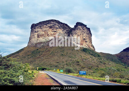 Pai Inácio Hill, Chapada Diamantina, Lençóis, Bahia, Brasilien Stockfoto