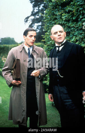 HUGH GRANT und Anthony Hopkins in den ÜBERRESTEN DER TAG (1993), von James Ivory geleitet. Quelle: COLUMBIA/MERCHANT IVORY/Album Stockfoto