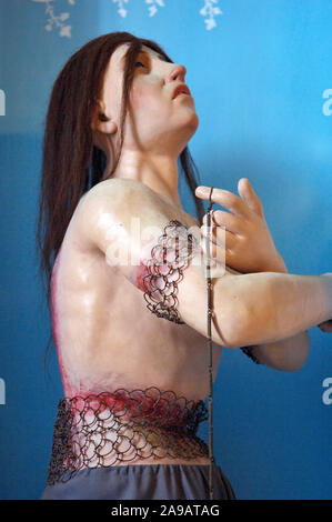 Heiliges Bild, Ordem Terceira de São Francisco Kirche, Pelourinho, Salvador, Bahia, Brasilien Stockfoto