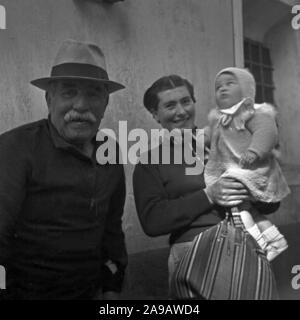 Eindruck auf einer Reise in Ligurien, Italien 1930. Stockfoto