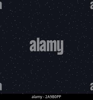 Starry Night nahtlose Vektor Muster Hintergrund blau und gold Formen in der Hand gezeichneten Stil. Stock Vektor