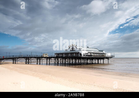 Cleethorps direkt am Meer Stockfoto