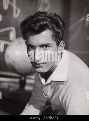 Christian Wolff, deutscher Wis und Synchronsprecher, Deutschland um 1958. Deutsche Schauspieler und Vertonung Schauspieler Christian Wolff, Deutschland Ca. 1958. Stockfoto