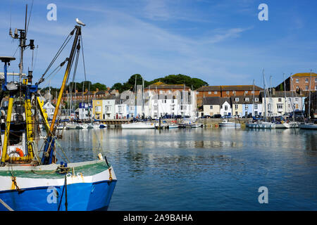 Weymouth Hafen, Dorset, England, Vereinigtes Königreich, Stockfoto