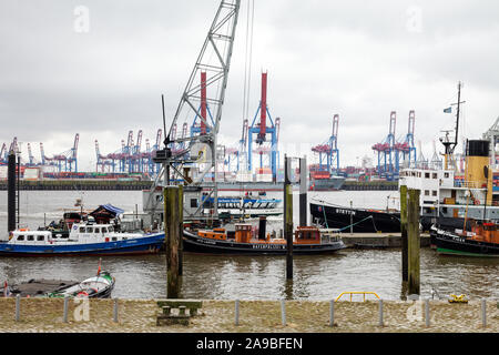 01.04.2018, Hamburg, Hamburg, Deutschland - Oevelgoenne museum Hafen im Hamburger Hafen. 00 P D205 180401 CAROEX.JPG [MODEL RELEASE: NICHT ZUTREFFEND, Eigenschaft Stockfoto