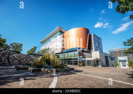 Das Muhammad Ali Center ist eine non-profit-Museum und Kulturzentrum zu Boxer gewidmet, Muhammad Ali. Stockfoto