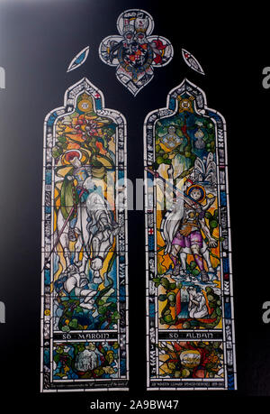 Tribute an den Grabstein von Winston Churchill Churchill Grundstück in St. Martin Kirche in Bladon, Oxfordshire am 50. Jahrestag des Todes der Kriegszeit Führer am 24. Januar 1965. Stockfoto