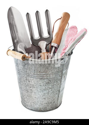 Gartengeräte und Schaufel Stockfoto