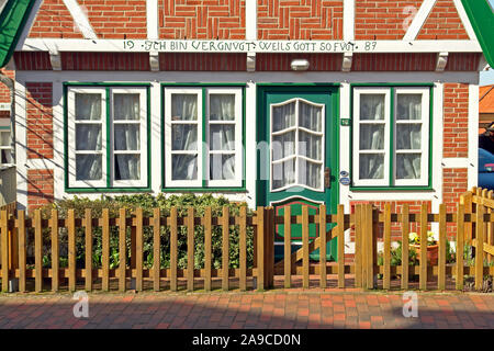 Altes Haus in Otterndorf, Niedersachsen Stockfoto