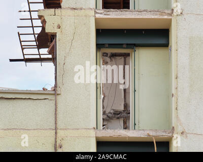 Abriss einer Wohnsiedlung in Regensdorf ZH Stockfoto