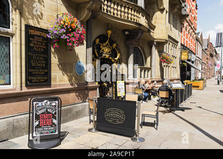 Philharmonic Dining Rooms, einem denkmalgeschützten Liverpool Public House Stockfoto