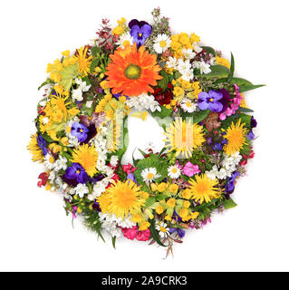 Kranz der Frühling Kräuter Stockfoto