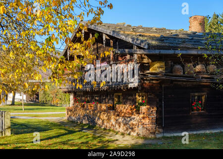 Kappl, Freilichtmuseum Finsterau, Mauth, Bayerischer Wald, Niederbayern, Bayern, Deutschland Stockfoto