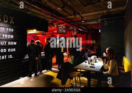 15. November 2019 - Eröffnung der Markthalle West End, London, Großbritannien Stockfoto