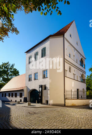 Fugger und Welser Experience Museum in der Wiesel Haus, Teil der Stadt Pale und Pfärrle, Augsburg, Schwaben, Bayern, Deutschland Stockfoto