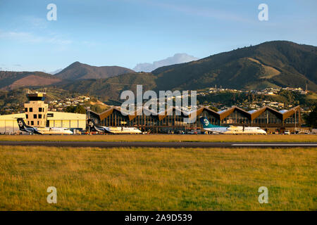 Flughafen Nelson, Neuseeland Stockfoto