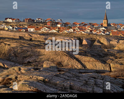 Schweden, Bohus, Westküste, Kattegat, Blick auf Smögen Stockfoto