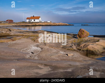 Schweden, Bohus, Westküste, Kattegat, auf dem Granit Küste von Sotenäs Stockfoto