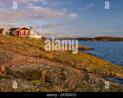 Schweden, Bohus, Westküste, Kattegat, Granit Küste in der Nähe von Grebbestad, Stockfoto