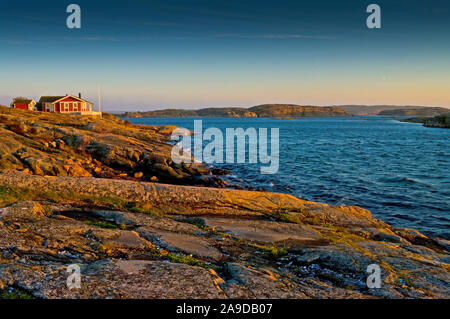 Schweden, Bohus, Westküste, Kattegat, Granit Küste in der Nähe von Grebbestad, Stockfoto