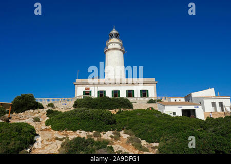 Leuchtturm am Cap Formentor, Mallorca, Balearen, Spanien Stockfoto