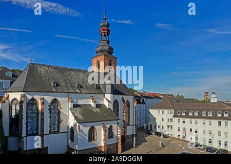 Schloss Kirche, ehemalige St. Nikolaus Kapelle, Saarbrücken, Saarland, Deutschland Stockfoto