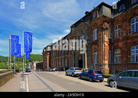 Ehemalige Benediktinerabtei, heute Sitz Villeroy&Boch, Mettlach, Saar, Saarland, Deutschland Stockfoto