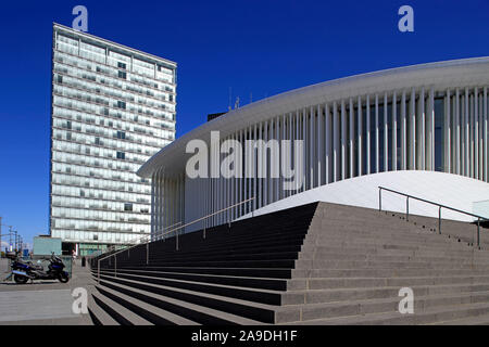 Neue Philharmonie auf dem Kirchberg, Luxemburg, Großherzogtum Luxemburg Stockfoto