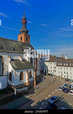 Schloss Kirche, ehemalige St. Nikolaus Kapelle, Saarbrücken, Saarland, Deutschland Stockfoto